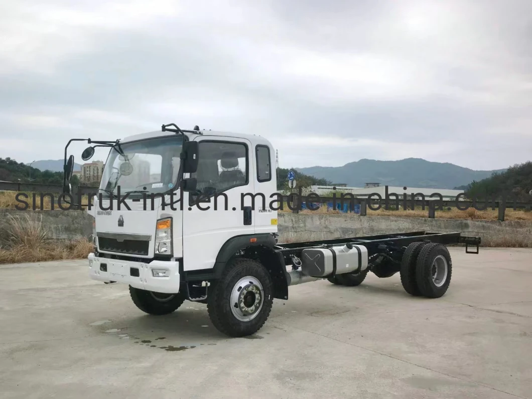 Sinotruk HOWO Sinotruck Factory Manufacturer 4X2 5ton 6 Wheeler Transport Dump Heavy Duty Light Lorry Box Van Stake Flatbed Cargo Truck