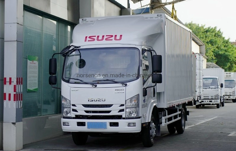 Isuzu M100 4X2 Single Row Cabin Light Duty Cargo Van Truck with 4kh Engine