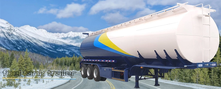 3 Axles Used Fuel Tanker Trailer Aluminium Alloy Tanker Semi Trailer with Low Price