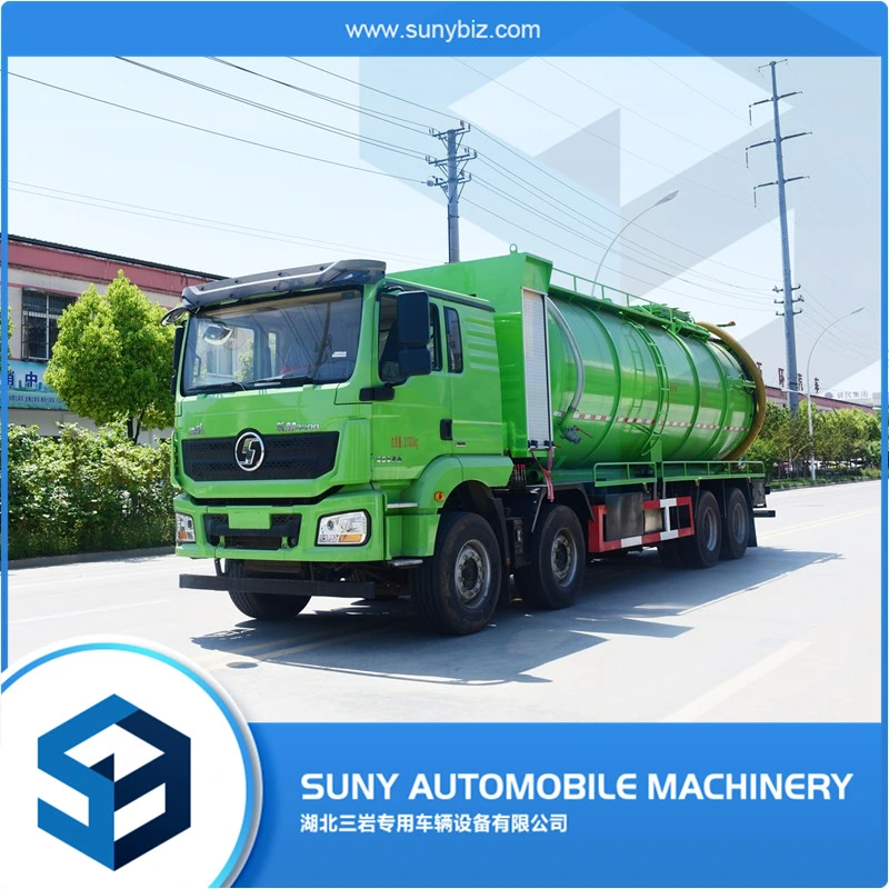 25-30cbm Shacman Special Vehicles Sludge Sucking Tank Sewer Cleaning Truck