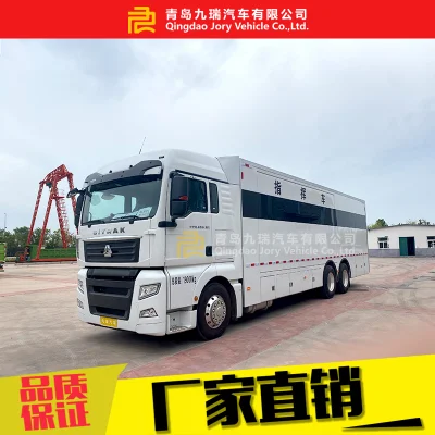 Nuevo vehículo de comando de emergencia Sinotruk HOWO 6X4 Tracción en todas las ruedas Preparado FAW Beiben Dongfeng Shacman Foton Segundo camión Camión especial de servicio pesado