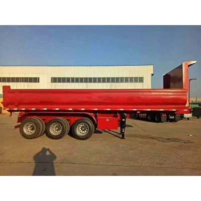 (Promoción puntual) China 3 ejes Drop Side Board Sidewall Triaxle Trailer con paneles de pared lateral Camión de transporte de carga de granos Semirremolque para la venta Fabricantes