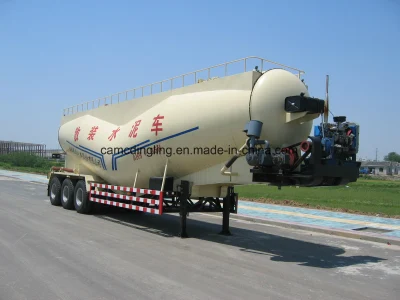 Camión cisterna de cemento a granel semirremolque para transportar cemento 3eje