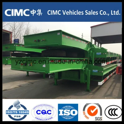 Semirremolque de plataforma baja para transporte de máquinas pesadas Cimc
