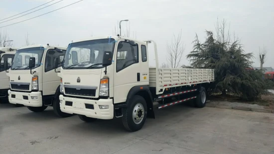 Sinotruk HOWO Sinotruck Factory Fabricante 4X2 5ton 6 Wheeler Transport Dump Heavy Duty Light Truck Box Van Stake Flatbed Cargo Truck